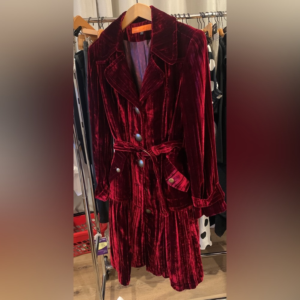 Cynthia Steffee Velvet Coat.